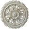 Ekena Millwork York Ceiling Medallion (Fits Canopies up to 3 5/8"), Hand-Painted Flash Blue, 21 5/8"OD x 2 1/2"P CM21YOFBS - alternate 1